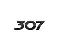 Car Trunk Badge Sticker 3D ABS Emblem Letters,For Peugeot 206 207 208 301 307 308