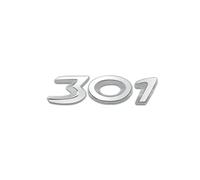 Car Trunk Badge Sticker 3D ABS Emblem Letters,For Peugeot 206 207 208 301 307 308