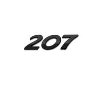 Car Trunk Badge Sticker 3D ABS Emblem Letters,For Peugeot 206 207 208 301 307 308