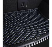 Car Trunk Cargo Liner Artificial Leather Customized Car Trunk Mat For Jazz For Fit 2022-2007 Accessories Interior(Black BLUE)