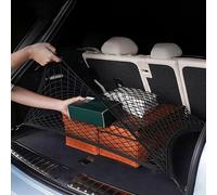 Car Trunk Cargo Net For Fiat Panda/Grande Panda/Panda Hybrid, Stretchable Cargo Net Storage with Hooks Organizer Net Adjustable Elastic,B/Double-layer Flat Netting 80cm*60cm