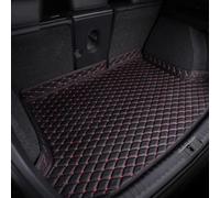 Car trunk liner, Car Leather Boot Mats For Mitsubishi Outlander 4WD 2WD 2013-2021, Tailored Rear Trunk Cargo Tray Liners Luggage Mat Anti-Scratch Carpets Protector Pad Interior Accessories,A/Black(E/B