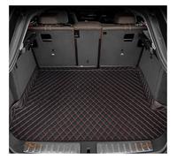 Car Trunk Main Mat For For Cayenne 2011 2012-2017 Car Trunk Mat High Side Boot Waterproof Rear Cargo Cover Carpet Pad(Black-Red)