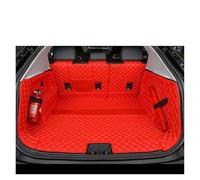 Car Trunk Main Mat For Jaecoo J7 For Phev 2025 Car Boot Mat Rear Trunk Liner Cargo Leather Floor Carpet Tray Protector Mats Full Coverage Car Boot Mat(Full set red)