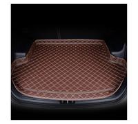 Car Trunk Main Mat For MG4 EV EH32 2022 2023 2024 Water Proof Protection Rear Trunk Mats Leather Full Coverage Car Boot Mat(Brown,A upper levels)