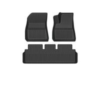 Car Trunk Main Mat For Tesla For Model 3 Y For Highland 2019-2025 TPE Car Floor Mats Luggage Mat Set Four Seasons Waterproof Anti-slip Trunk Mat Full Coverage Car Boot Mat(RHD 3 a)