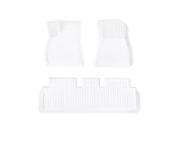 Car Trunk Main Mat For Tesla For Model Y 3 2019-2024 Floor TPE Mat Trunk White Luggage Mat Waterproof Non-Slip Carpet Floor Liner Full Coverage Car Boot Mat(3 Highland 2024 a)