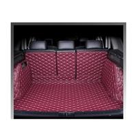 Car Trunk Mat Anti Dirty Durable Artificial Leather Carpet Protective Pad For A5 8TA 2007 2008 2009 2010 2011 2012 2013 2014 2015 Car Boot Mats(Wine red A)