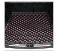 Car Trunk Mat Anti Dirty Durable Leather Carpet Protective Pad For A3 2013 2014 2015-2019 5-Door For Hatchback 4-Door For Sedan Car Boot Mats(Black Red,Size1)