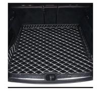 Car Trunk Mat Boot Liner For VW For Touareg 7L 2003-2010 Custom Car Trunk Mats Anti Dirty Durable Leather Pad Auto Interior Articles(Black and Beige,Size2 2006-2010)