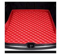 Car Trunk Mat Boot Liner For VW For Touareg 7L 2003-2010 Custom Car Trunk Mats Anti Dirty Durable Leather Pad Auto Interior Articles(Red,Size2 2006-2010)