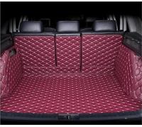 Car Trunk Mat Cargo Liner Carpet Interior Accessories Cover For Benz ML-Class W164 2008-2011(Wine red)