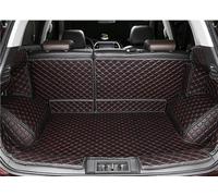 Car Trunk Mat Customized Car Trunk Mat For Captur 2014 2015 2016 2017 2018 Waterproof Leather Floor Mats(Orange)