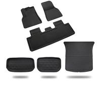 Car Trunk Mat Floor Mat Set For Tesla For Model 3 Y Left Rudder Right Rudder Fully Surrounded Special Foot Pad Car Boot Liner Mat Protector(MY 1 set)