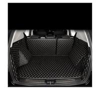 Car Trunk Mat For Cadillac For XT4 2018-2020 The Trunk Cargo Leather Liner Car Boot Liner Cargo Compartment Floor Carpet(Black beige-A)