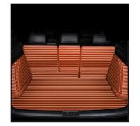 Car Trunk Mat For Chevrolet For Trailblazer 2019-23 Stripe 5D Full Coverage Car Trunk Mat Accessories Carpet Boot Liner(Brown)