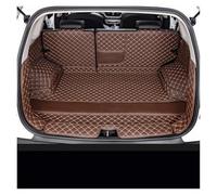 Car Trunk Mat For Jeep For Compass 2018-2022 Artificial Leather Car Trunk Mat Rear Cargo Protective(Coffee-A)