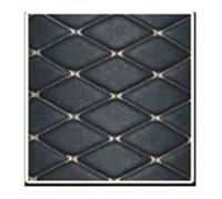 car trunk mat For Kia For Carens 2006 2007 2008 2009 2010 2011 2012 2013 For Rondo Leather Car Trunk Mat Cargo Liner(Black beige wire,7 seats)