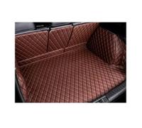 Car Trunk Mat For Nissan For Patrol Y62 7seats 2018-2011 Special Trunk Mats Durable Cargo Liner Boot Carpets Boot Liner(Coffee-A)