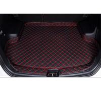 Car trunk mat waterproof easy to clean lining forLand Rover Discovery Sport 2020-2023 protective mat full leather 3D non-slip roof and mesh PVC protection can be cut,Black-Red