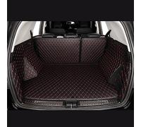Car Trunk Mats Auto Cargo Liner Pads Boot Carpet 7Seat Fit For MG4 For Hector For Chevy For Captiva 2019 2020 2021 2022 2023 2024 Custom Car Trunk Mats Boot Protector Mat(Black Red 4pcs)