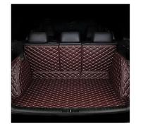 Car Trunk Mats Back Rear Side Trunt Carpet For Hyundai For Santa Fe 2018 2017 2016 2015 2014 2013 7 Seats Auto Parts Styling Rugs Boot Liner(Coffee)
