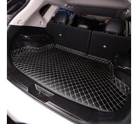 Car Trunk Mats Car Trunk Mats For Benz For GLC 2017-2021 Three-dimensional Edging Design Auto Interior Waterproof Leather Styling Protector Pad(Black)