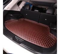 Car Trunk Mats Car Trunk Mats For Benz For GLC 2017-2021 Three-dimensional Edging Design Auto Interior Waterproof Leather Styling Protector Pad(WINE RED)