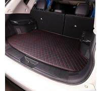 Car Trunk Mats Custom Auto Car Accessories Trunk Boots Mats Pad For Mazda For CX5 2017-2021 Auto Interior Waterproof Leather Styling Protector Pad(Black Red 4pcs)