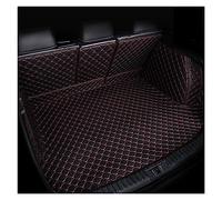 Car Trunk Mats Custom Leather Car Trunk Mats For Cadillac XT6 2020 7-Seat Rear Floor Mat Tray Carpet Mud Boot Protector Mat(Black Red 4pcs,1pc)
