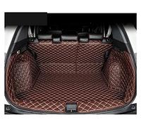Car Trunk Mats Deluxe Leather Full Rear Trunk Tray Liner Cargo Mat Floor Protector Foot Pad Mats For XRV For VEZEL 2015-2019 Car Boot Protector(Coffee)