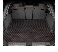 Car Trunk Mats For A4 B9 2017-2024 Boot Mat All Weather Waterproof Boot Liner Pad Floor Carpets Pads Cargo Tray Protector Liner Pads(Black-Red)