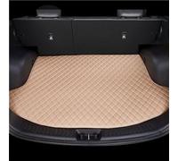 Car Trunk Mats for Acura MDX 2014-2018,All Weather Pu Leather Rear Cargo Liners Area Mat Waterproof Protector Floor Mat Beige