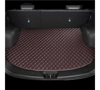 Car Trunk Mats for Dodge Durango 2016-2024 2025 6-Seat,All Weather Pu Leather Rear Cargo Liners Area Mat Waterproof Protector Floor Mat Coffee