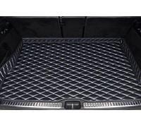 Car Trunk Mats For Hyundai For Tucson For Santa Fe I30 I40 For Veloster For Genesis For Venue For Terracan For Ioniq For Accent Car Boot Liner Mat Protector(Black BLUE)