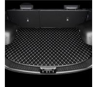 Car Trunk Mats for Kia EV9 2024 2025 7-Seat,All Weather Pu Leather Rear Cargo Liners Area Mat Waterproof Protector Floor Mat Black Beige