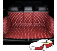 Car Trunk Mats for Kia Sportage 2018-2024, Leather Car Boot Liner Mat, Rear Trunk Protector Mat Full Coverage Boot Liner Mat Customization Styling Accessories,WineRed
