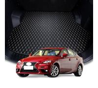 Car Trunk Mats for Lexus is 2018 2017 2016 2015 2014 2013 IS200T IS250 IS350 IS300 IS300H, Leather Car Boot Liner Mat Car Boot Cover Anti-Slip Carpets, Rear Trunk Protector Mat Scratch Proof Carpets