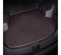 Car Trunk Mats for Mini Cooper 2024+ (F65) 5 Door, Anti-Scratch Non-Slip Durable Leather Boot Liner Mats Protector Pad Accessories,Black-Red