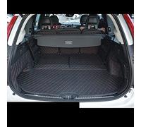 Car Trunk Mats For Volvo Xc90 Wearable Waterproof Leather Car Trunk Mat Cargo Liner 2015 2017 2018 2019 Carpet Rug Accessories Protector Pad(Black Red 4pcs)