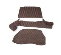 Car Trunk Mats Luggage Tray Storage Pad For Cayenne 718 Car Rear Trunk Mats Waterproof Protective Pads Cargo Liner Tray Floor Interior(Brown 3 pcs)