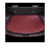 Car Trunk Mats Luggage Tray Storage Pad For Smart For Fortwo For Forfour Leather Car Mats Trunk Pad Luggage Pad Auto Accessories(WINE RED)