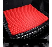 Car Trunk Mats Stripe Custom Style Car Trunk Mats For Dodge For Challenger 2015-2020 Car Accessories Interior Details Protector Pad(Red)