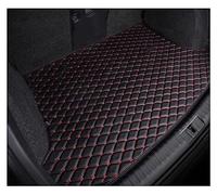 Car Trunk Mats The Separated Rear Trunk Car Mats For Toyota For Vios XP150 For For Limo 2013~2022 Anti-dirty Mat Accessories Boot Protector Mat(Black Red 4pcs,Half Pack)
