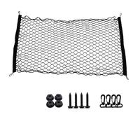 Car Trunk Net for Jaguar XE 2015-2024 X760, High Elastic Nylon Cargo Net with Hooks and Screws, Heavy Duty Mesh Storage Organizer for SUV and Van, Secure and Easy Install,A-Thin-C-(110*60)