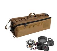 Car Trunk Organiser - Camping Cookware Organizer | Wear-Resistant Trunk Organiser | Cookware Organizer Storage Bag With Shoulder Strap | Multi-Functional Car Organizers And Storage For Camping Picnic