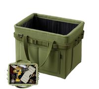 Car Trunk Organizer - Boot Storage With Pockets | Foldable Car Organizer | Boot Organizers | Storage Box Vehicle Accessories For SUV RV Truck Outdoor Camping Garage Tools Travel Cargo Road Trip BBQ