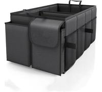 Car Trunk Organizer for Nissan NV300 Kombi Bus (2016-),Waterproof Collapsible Storage Box Heavy Duty Cargo Net Pockets Durable Boot Tidy Bag
