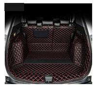 Car Trunk Protective Mat Deluxe Leather Full Rear Trunk Tray Liner Cargo Mat Floor Protector Foot Pad Mats For XRV For VEZEL 2015 2016 2017 2018 2019(Black Red 4pcs,6pc)