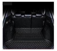 Car Trunk Protective Mat Deluxe Leather Full Rear Trunk Tray Liner Cargo Mat Floor Protector Foot Pad Mats For XRV For VEZEL 2015 2016 2017 2018 2019(Black beige,1pc)